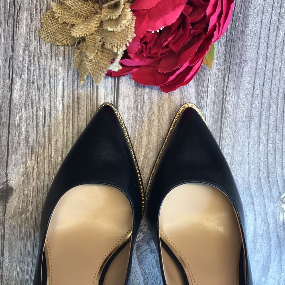 Bcbgeneration Harleigh Chain Pointy Toe Pumps 7.5b - image 4